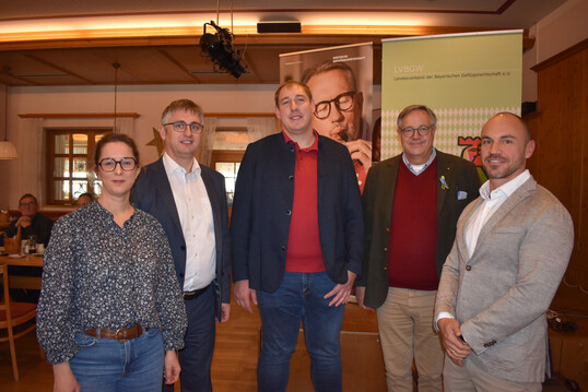 Die Referenten der Fachvorträge: (v.l.) Dr. Stephanie Dorandt, Robert Högl, Josef Höckmeier, Hans-Peter Goldnick und Daniel Tepper.