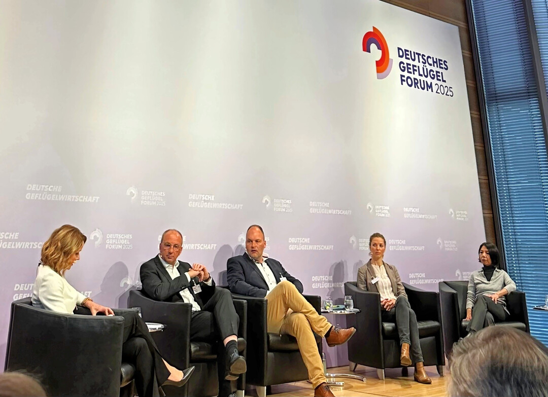 Zweites Panel zum Thema Kohlendioxidbilanz mit Astrid Frohloff, Thomas May (QS GmbH), Theile Funke (Brterei Weser-Ems), Kristin Swoboda (BMEL) und Dr. Hyewon Seo vom UBA (v. l.).