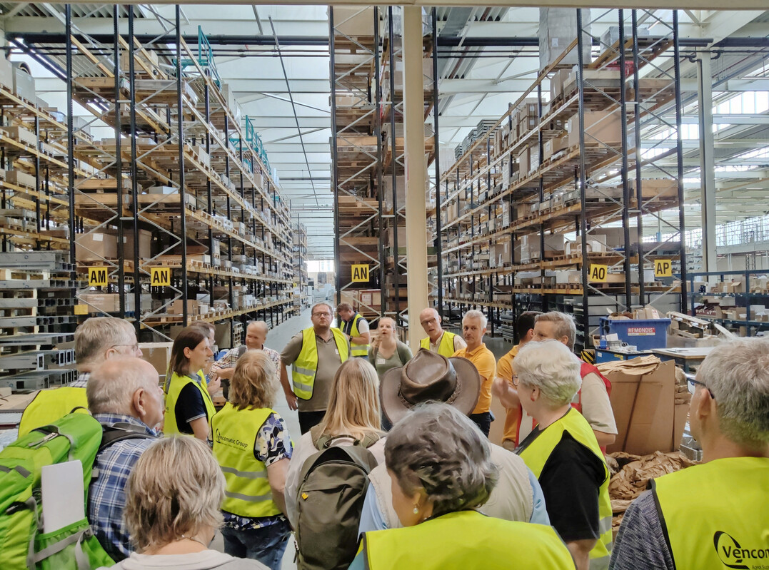 Die Lagerhalle am Stammsitz der Vencomatoc Group in Eersel.