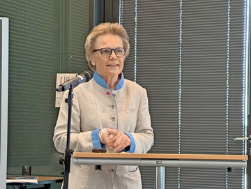 Bettina Grfin von Spee auf der Mitgliederversammlung des Verbandes Deutscher Putenerzeuger am 5. Juni 2025 in Dinkelsbhl.