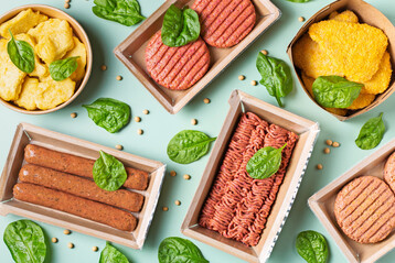 Pflanzenbasiertes Fleisch erfreut sich immer grerer Beliebtheit. 
