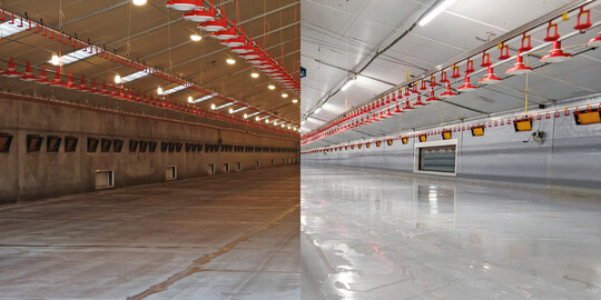 Eine neue Beschichtung sorgt f�r glatte, porenfreie B�den, die leichter zu reinigen sind und schneller trocknen.