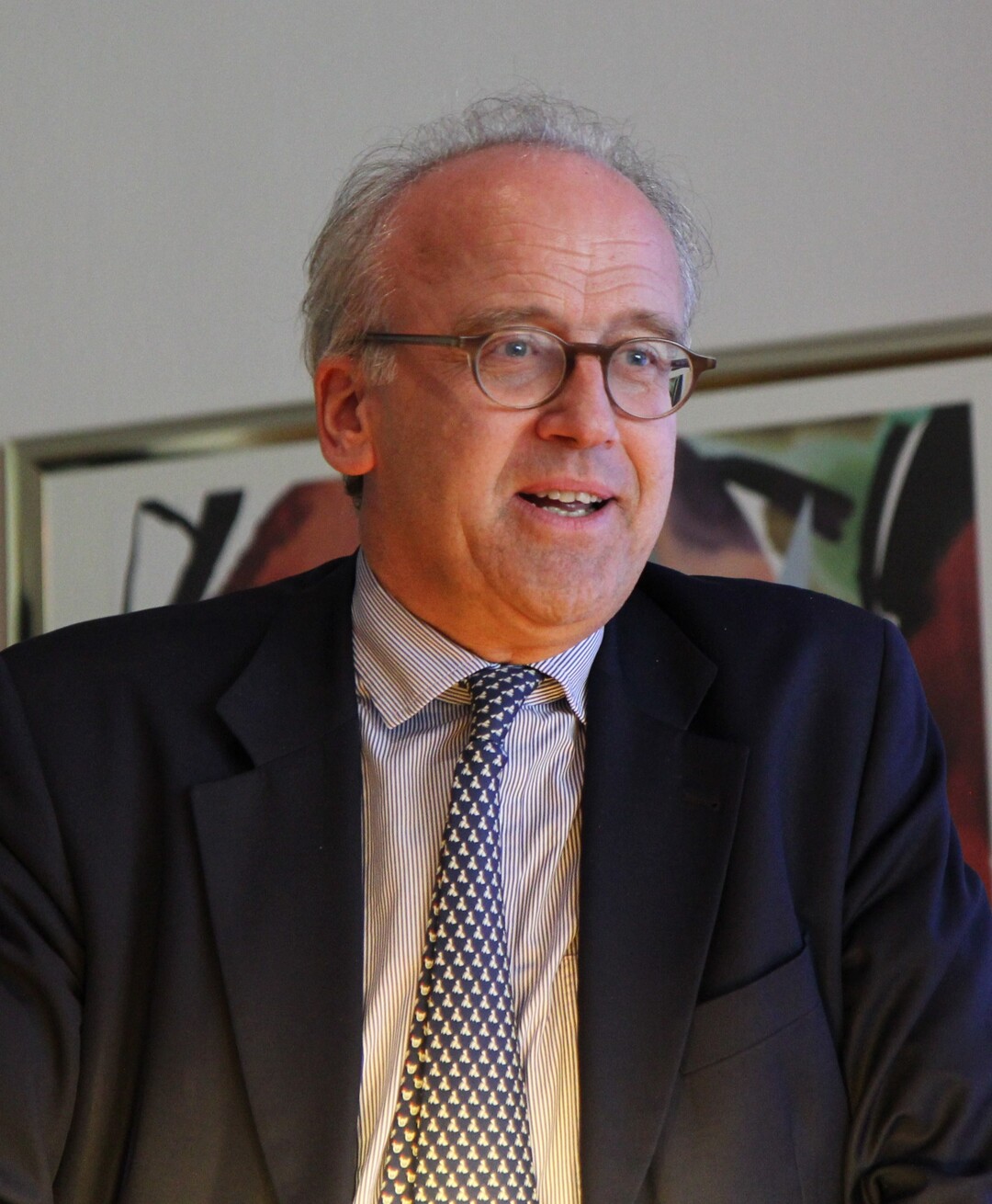 ZDG-Prsident Leo Graf von Drechsel sprach in Magdeburg zu den Mitgliedern seines "Heimatverbandes", wie er sagte.