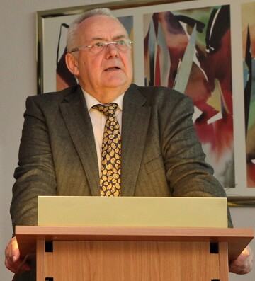 Der WEG-Vorsitzende Werner Gutzmer in Magdeburg.
