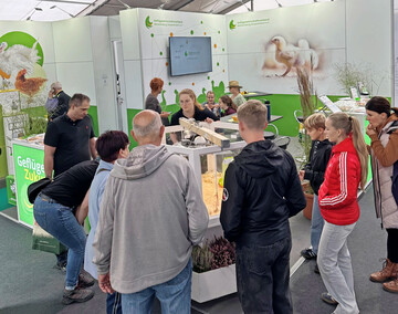 MeLa 2025: Wie immer lockte vor allem der Kkenkasten am Stand des GWV Mecklenburg-Vorpommern die Besucher an.