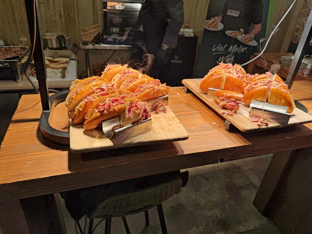 Auch der Pulled Turkey Burger fand groen Anklang.