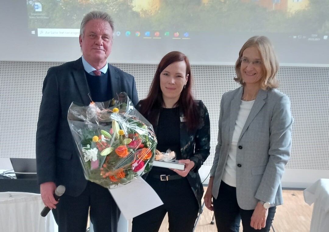 Preisverleihung: Dr. Zeller, Dr. Giersberg und Prof. Dr. Potschka