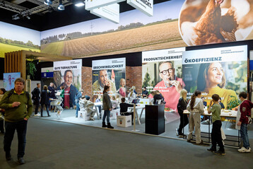 ZDG-Stand auf der Gr�nen Woche.

