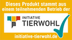 Programmsiegel der Initiative Tierwohl der Haltungsform Stufe 2 "Stall plus Platz".
