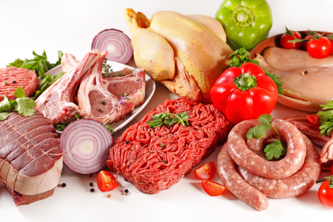 Fleisch, Gefl�gel und frisches Gem�se z�hlen zu den zentralen Warengruppen der inl�ndischen Lebensmittelversorgung.