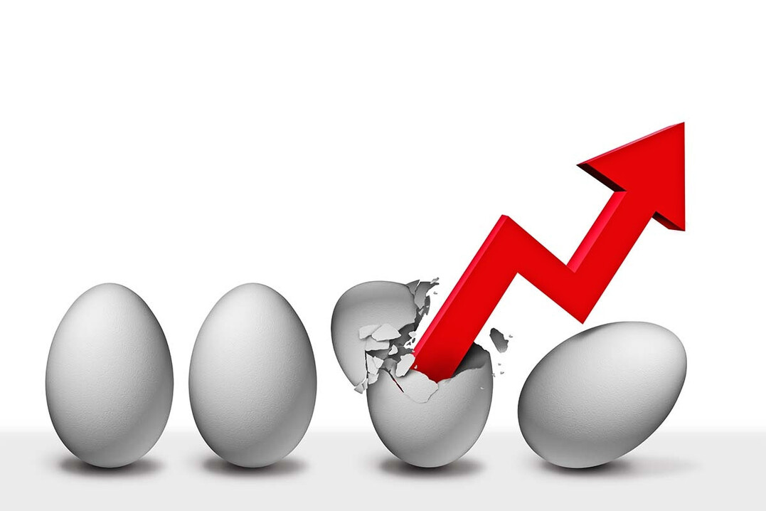 Die Preise für Eier nahmen im März 2026 gegenüber dem Vorjahresmonat deutlich zu.