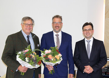 V.l.n.r.: Hans-Peter Goldnick, Henner Schnecke und Wolfgang Schleicher.