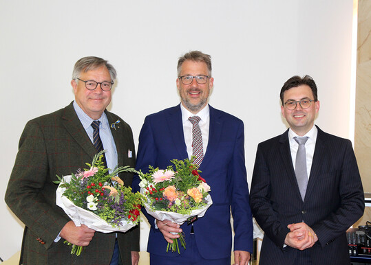 V.l.n.r.: Hans-Peter Goldnick, Henner Schnecke und Wolfgang Schleicher.