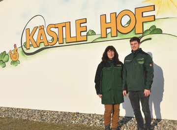 Helga und Ralf Kstle bewirtschaften in Ostrach-
Einhart den Kstle Hof.
