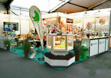Der Geflügelwirtschaftsverband MV ist auch 2024 wieder mit einem Stand auf der MeLa vertreten.
