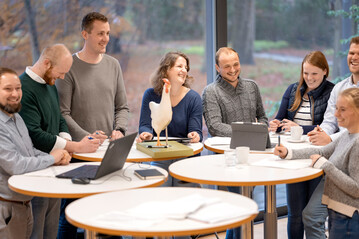 Die Prsenzphasen im berufsbegleitenden Masterstudiengang Angewandte Geflgelwissenschaften wurden von den Teilnehmern als positiv evaluiert.