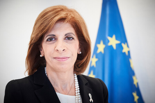 Stella Kyriakides ist Kommissarin fr Gesundheit und Lebensmittelsicherheit der Europischen Union.