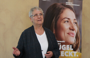 Marion Dorn, Vorsitzende des Geflgelwirtschaftsverbands Mecklenburg-Vorpommern e. V.