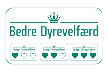 Das staatliche Tierschutzlabel "Bedre Dyrevelfrd" hat in Dnemark eine hohe Bekanntheit erreicht.