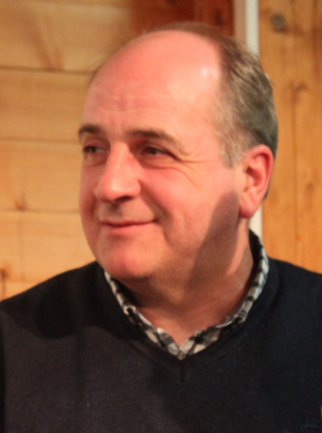 Landwirt, Legehennenhalter und Junghennenaufzchter Uwe Brede, Knllwald/Hessen, stellt seine Futtermischungen alle selber her.