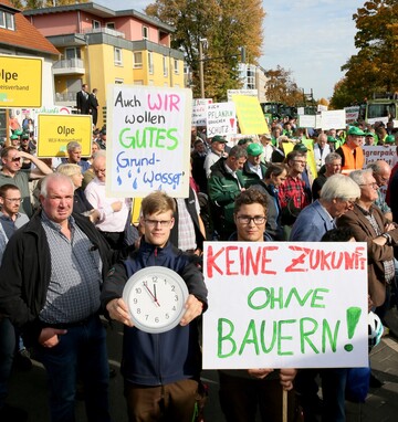 Demo der Bauernverbnde im Rheinland und in NRW am 14. Oktober in Bonn.