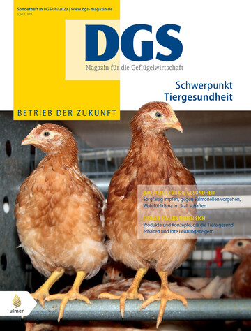 Titelseite Sonderheft DGS Tiergesundheit 2023