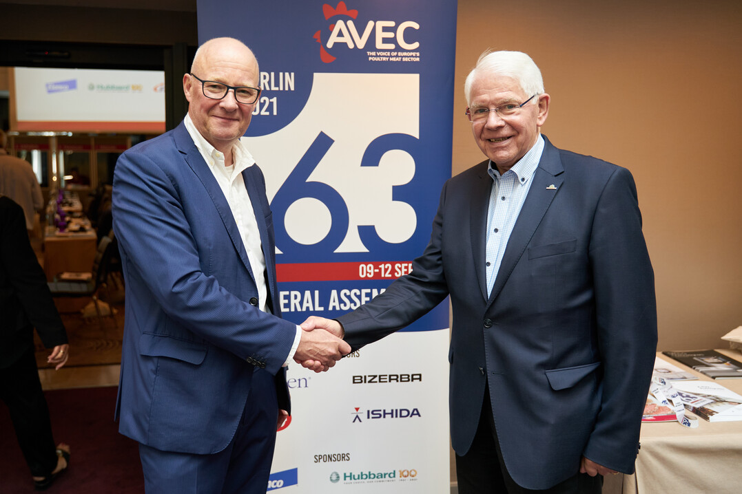 Franz-Josef Rothktter (li.), neuer Vize-Prsident und Paul-Heinz Wesjohann, erster Ehrenprsident.