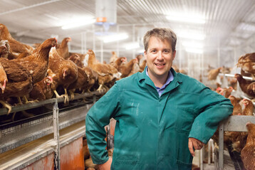 Ceres Award-Gewinner in der Kategorie Geflgelhaltung: Henner Schnecke.