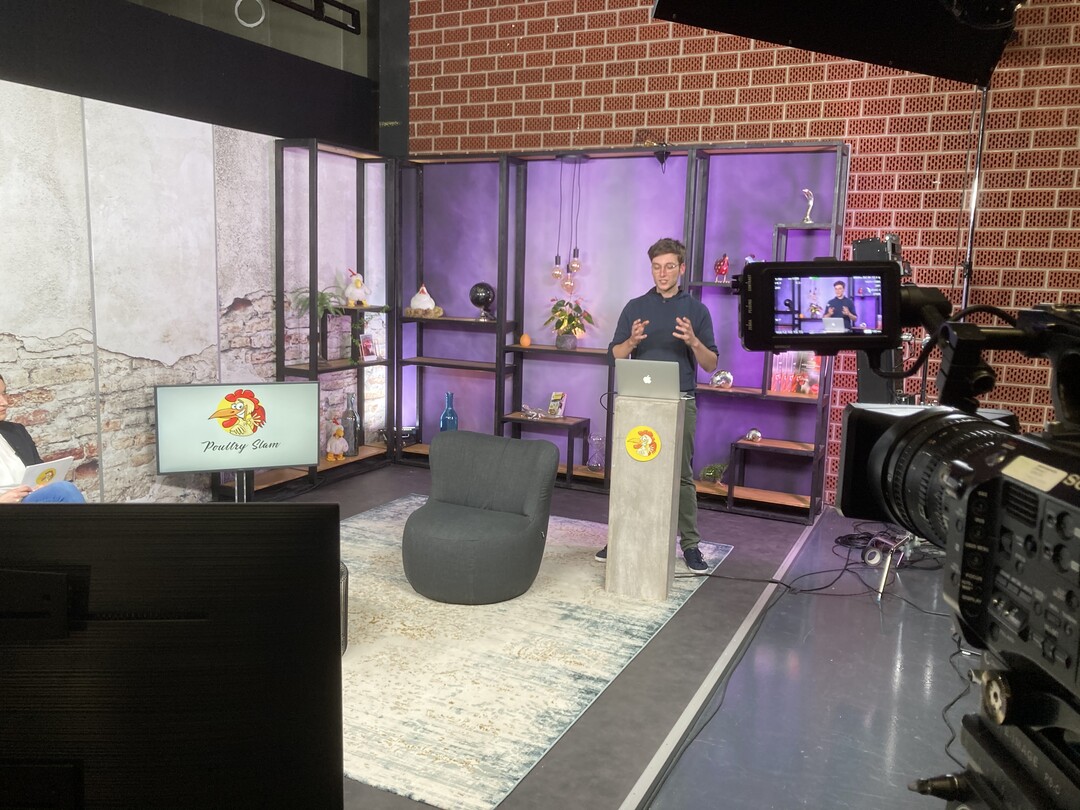 Wie man Instagram und Videos nutzen kann, erklärt Social Media Experte Vito Heinen auf dem Poultry Slam.