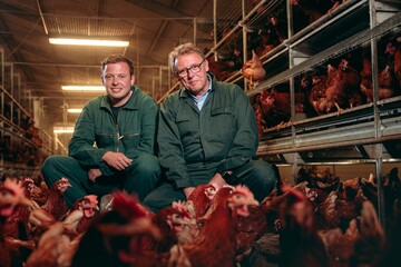 "Wenns den Tieren gut geht, dann gehts uns gut", sagt Dietrich Vriesen aus dem nordrhein-westflischen Bocholt. Er ist einer von drei Legehennenhaltern, die auf der neuen Webseite portrtiert werden. 