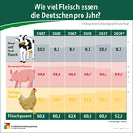 Der Verzehr von Geflügelfleisch steigt weiterhin stetig an.