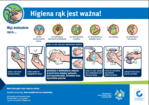 QS-Handhygiene-Poster auf polnisch.
