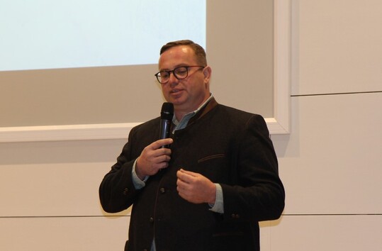 Tobias Winnige, Vorsitzender des Geflgelwirtschaftsverbandes Brandenburg e. V. 