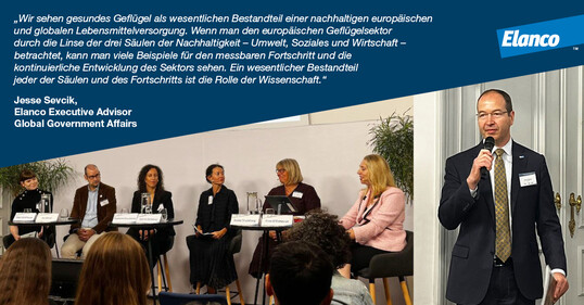 Der europische Geflgelsektor diskutierte am 11. Oktober 2023 in Brssel ber nachhaltige Produktion und 
Zusammenarbeit.